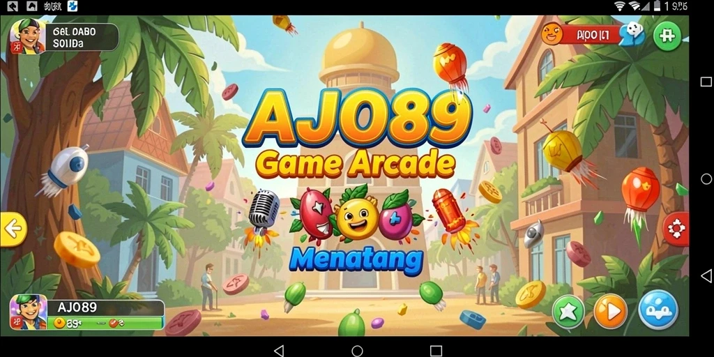 Screenshot AJO89 menunjukkan aksi seru dalam gameplay Arcade yang menarik.