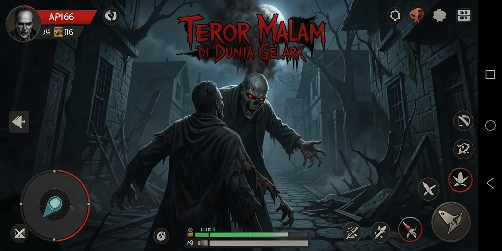 Tampilan menakutkan dari gameplay dan suasana kegelapan.
