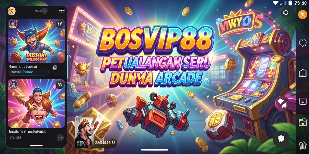 Tangkapan layar dari gameplay seru BOSVIP88 di dunia Arcade.