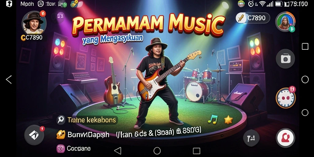 Tampilan gameplay C7890 yang menarik dan interaktif.