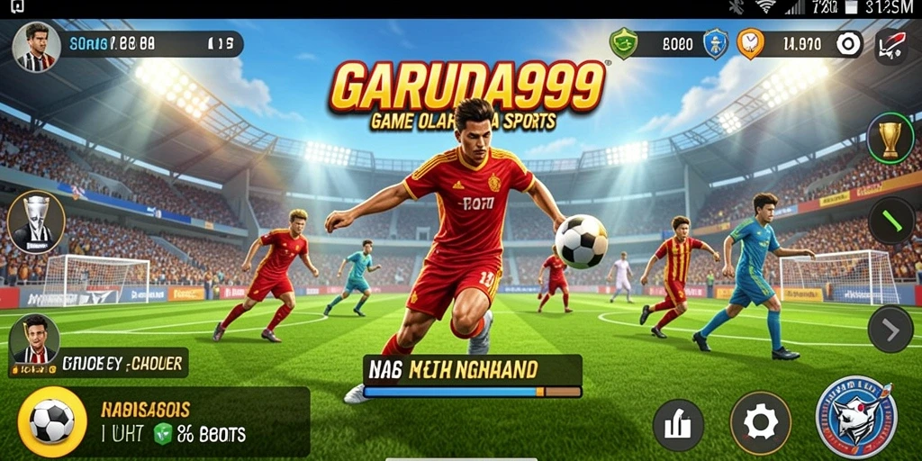 Screenshot utama GARUDA999 menampilkan gameplay seru dan kompetitif dalam olahraga.