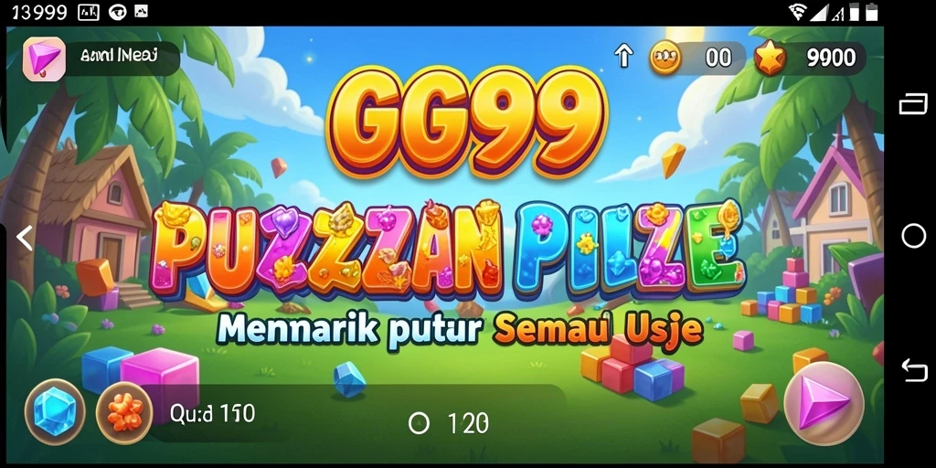Menampilkan gameplay puzzle yang seru dan menantang di GG999.