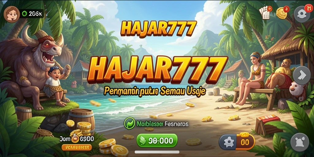 Tampilan gameplay menarik dari HAJAR777 yang menenangkan.