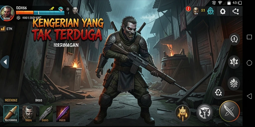 Tampilan mendalam gameplay IDX66 yang penuh kengerian.