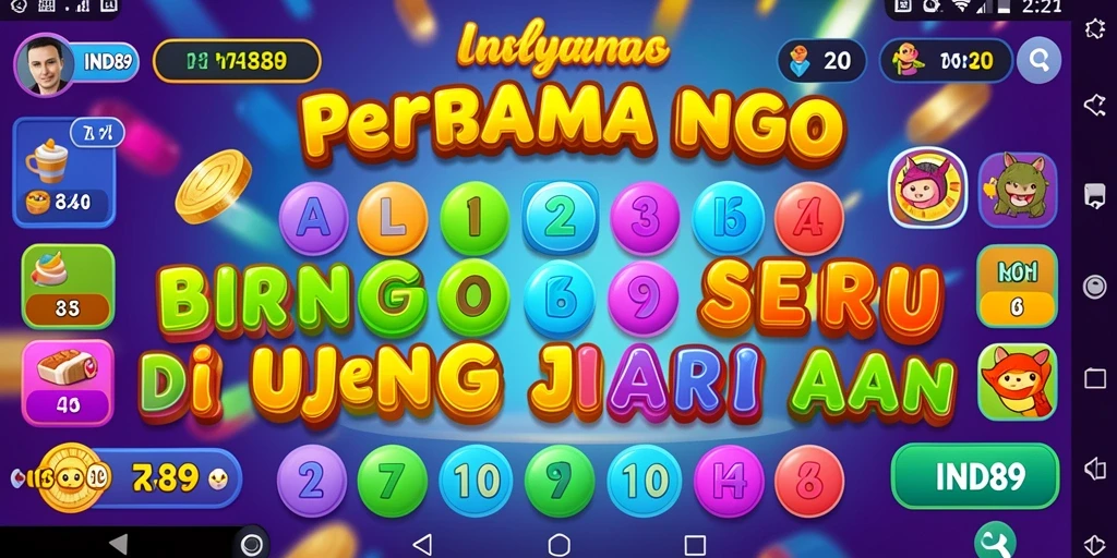 Screenshot gameplay IND89 menampilkan momen seru saat bermain Bingo.