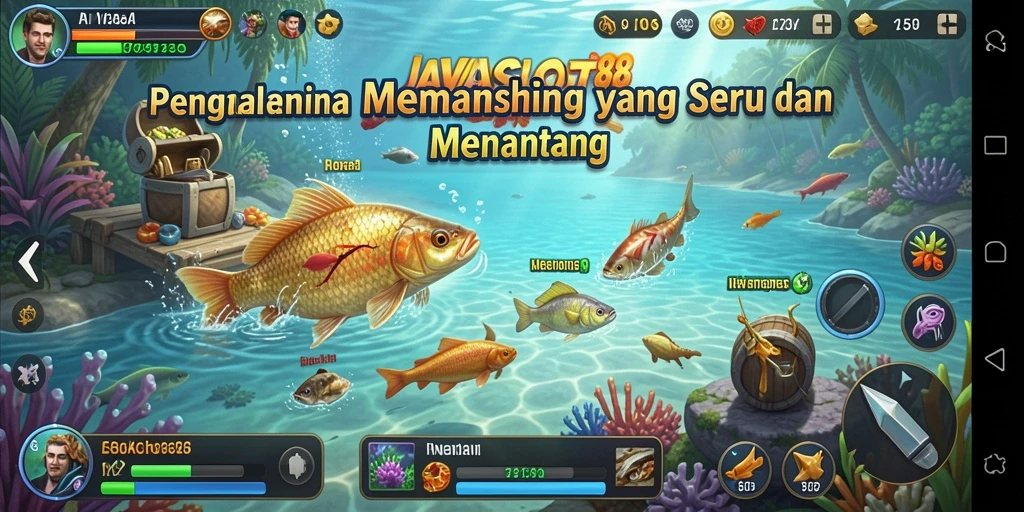 Tangkapan ikan yang menakjubkan dalam gameplay JAVASLOT88.