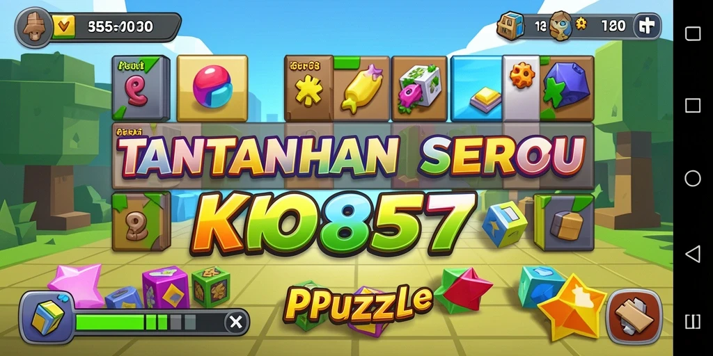 Screenshot menunjukkan gameplay Puzzle yang menantang dan seru.