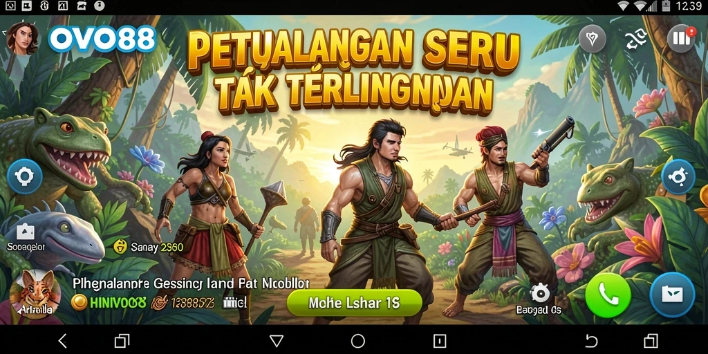Tangkapan layar OVO88 menunjukkan gameplay petualangan yang menarik dan penuh aksi.