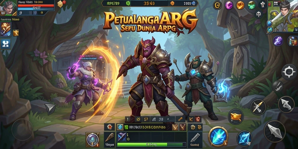 Tampilan menakjubkan dari gameplay ARPG yang mendebarkan.
