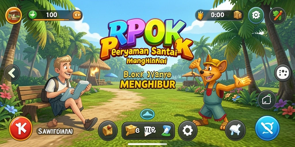 Tampilan gameplay RPOK yang menarik dan penuh warna.
