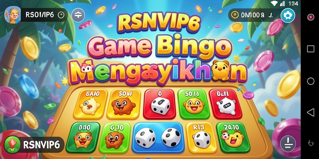 Tampilan gameplay seru dalam aplikasi Bingo RSNVIP6.