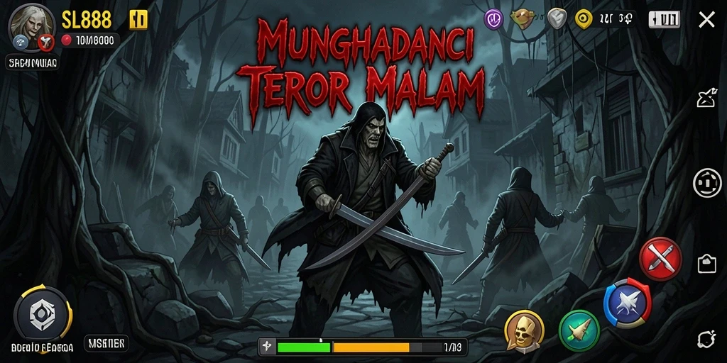 Tampilkan gameplay menegangkan di dunia Horror SL888.