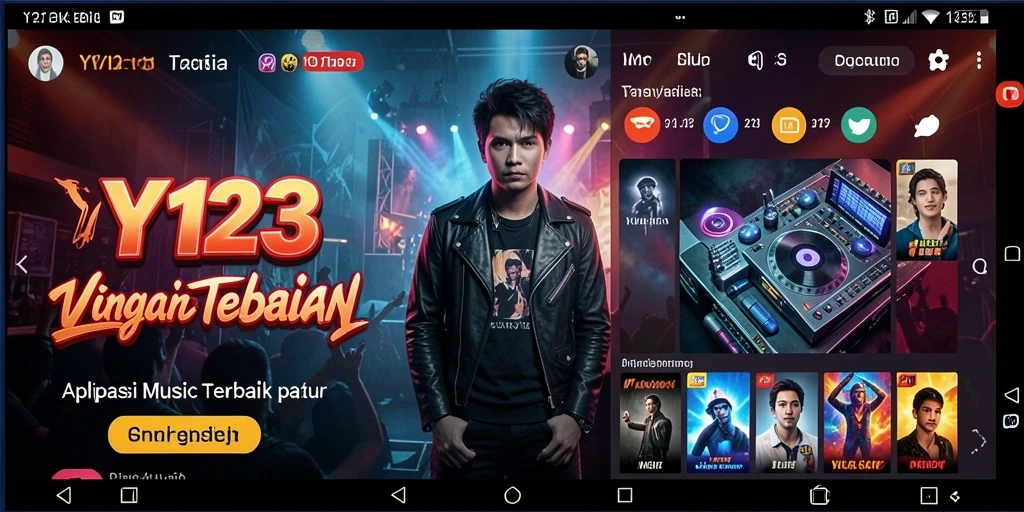 Tampilan gameplay YY123 yang interaktif dan penuh warna.