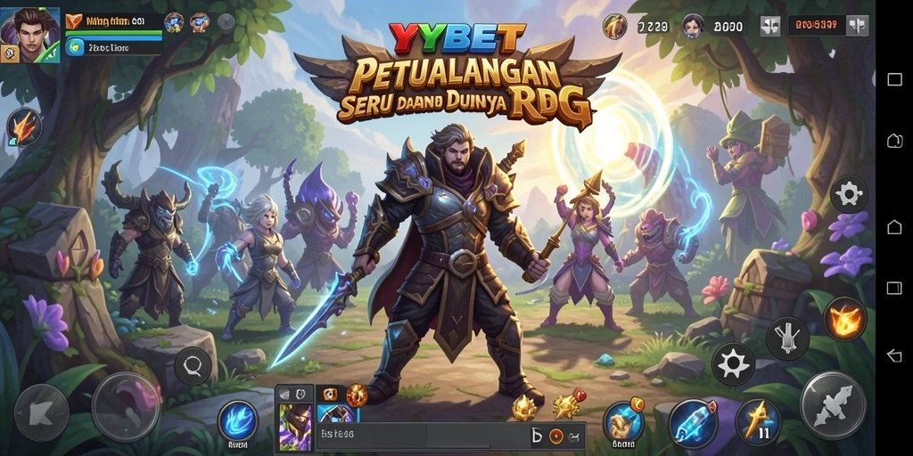 Screenshot tampilan gameplay RPG yang menakjubkan.